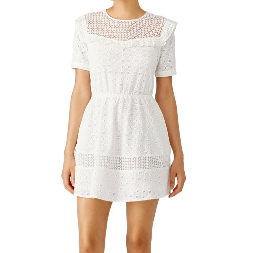 Rebecka Minkoff Angeles White Dress sz 8